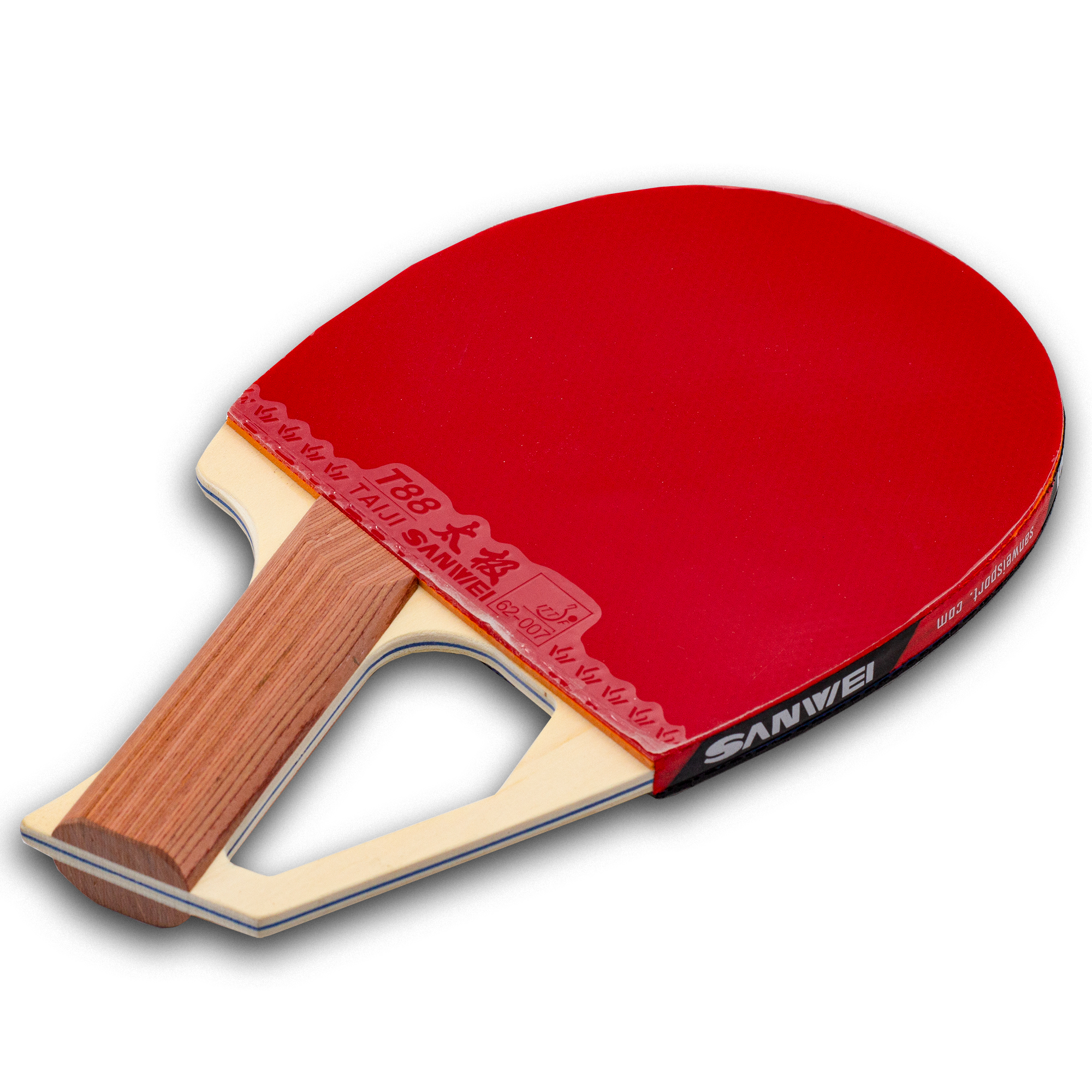 Sanwei 10th Pistol Racket Pre- - Table Tennis Gun ulasan dan harga