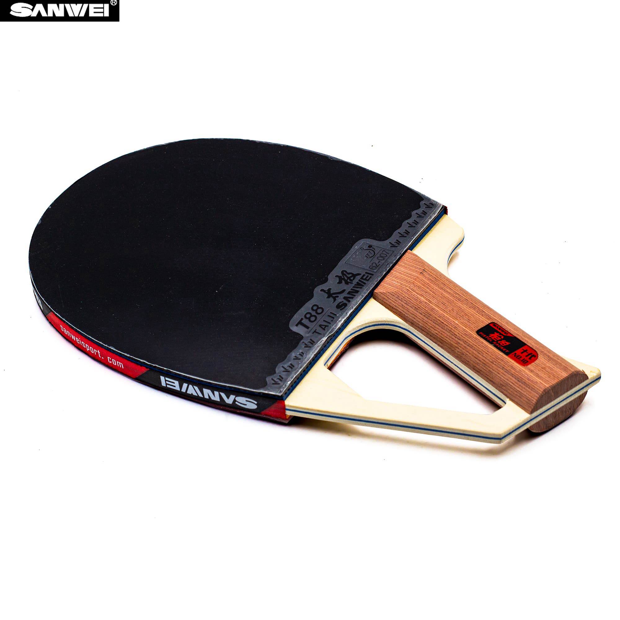 Sanwei 10th Pistol Racket Pre- - Table Tennis Gun ulasan dan harga