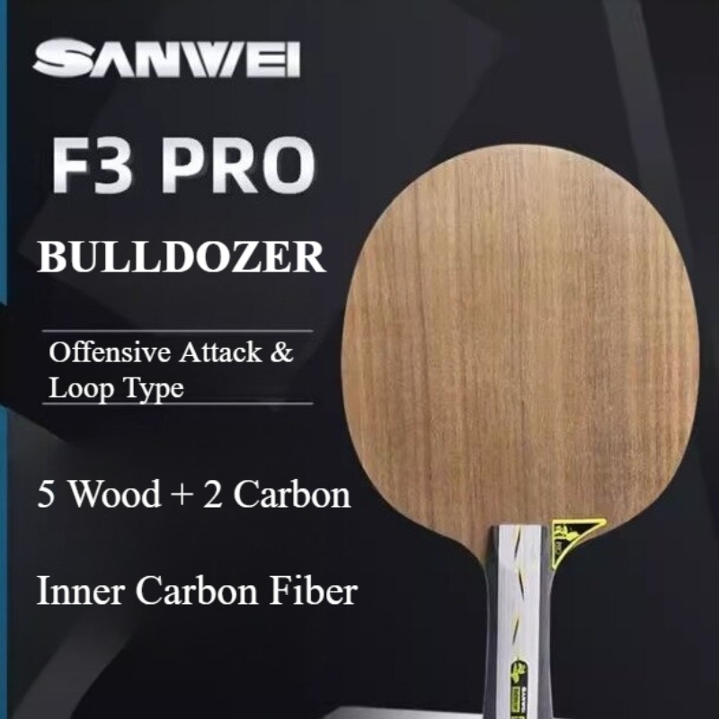 SANWEI F3 PRO BULLDOZER Table  - Table Tennis Blade ulasan dan harga