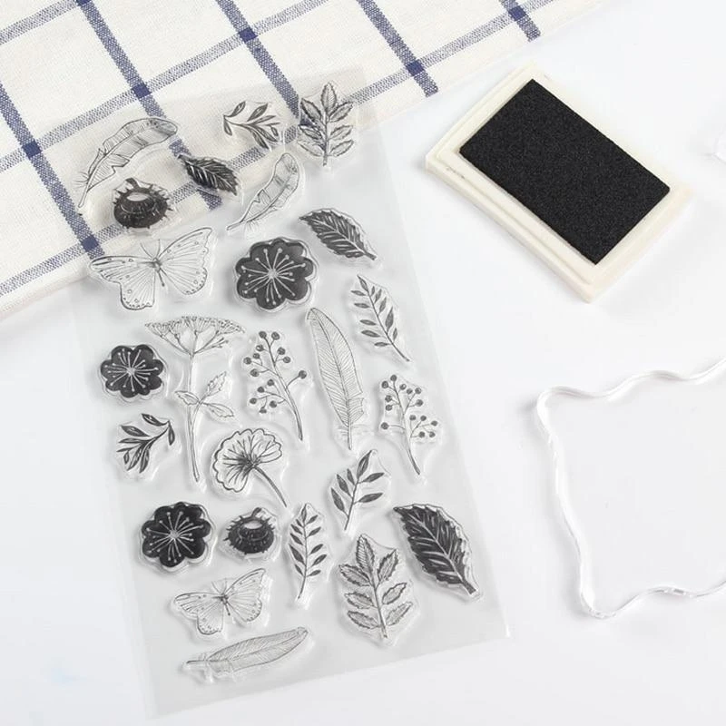 Vintage Butterfly Flower Trans - Butterfly Rubber Sheet ulasan dan harga