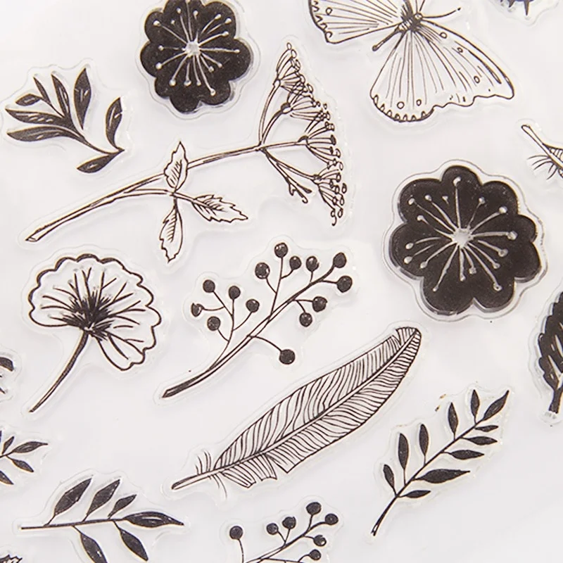 Vintage Butterfly Flower Trans - Butterfly Rubber Sheet ulasan dan harga
