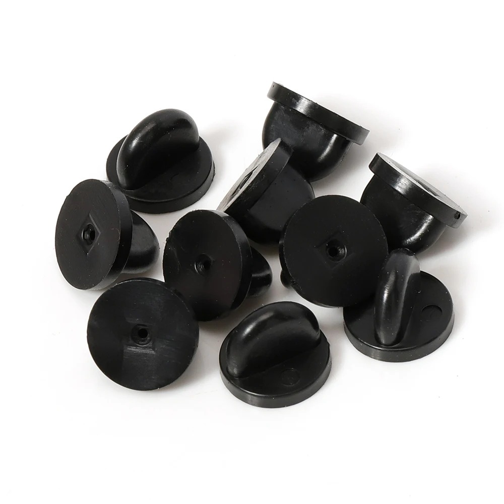 Black Rubber Brooch Pin Back S - Butterfly Rubber Sheet ulasan dan harga