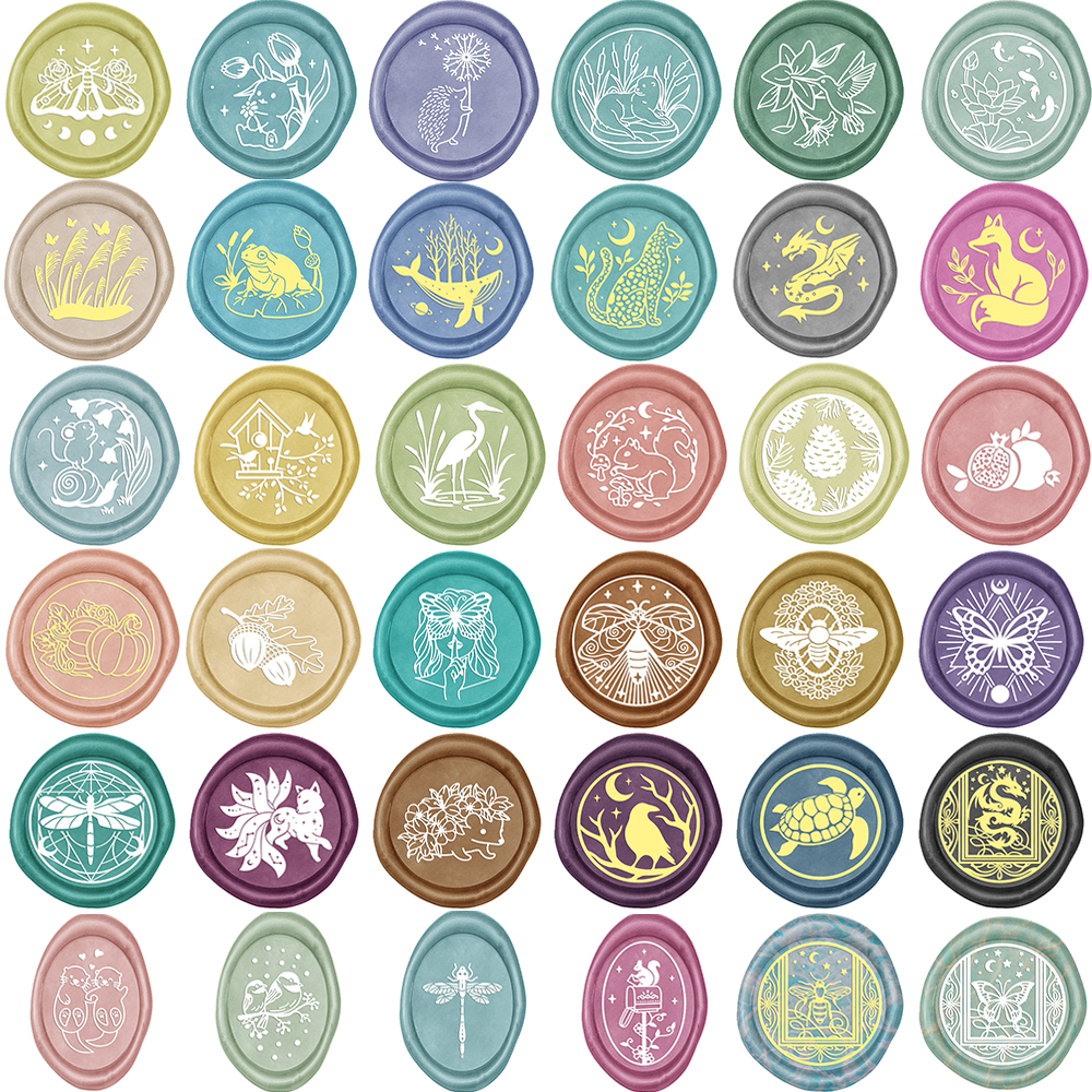 1pc Wax Seal Stamps Adorable B - Butterfly Rubber Sheet ulasan dan harga
