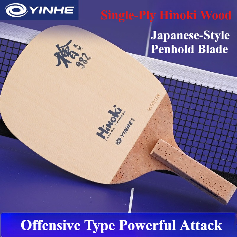 YINHE 982 1-Ply Solid Hinoki T - Table Tennis Blade ulasan dan harga