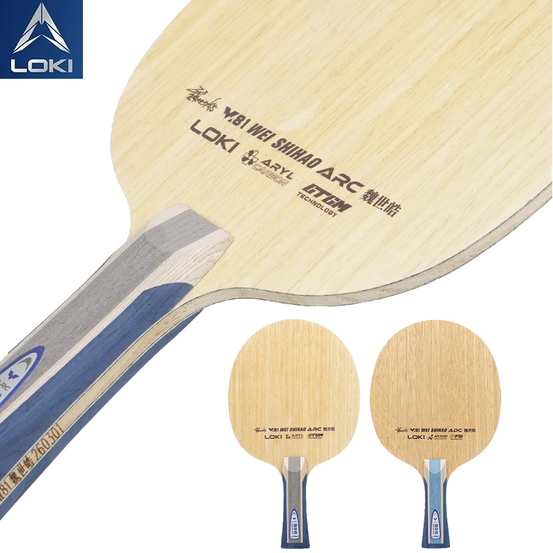 LOKI W81 Series Wei Shihao Tab - Table Tennis Blade ulasan dan harga