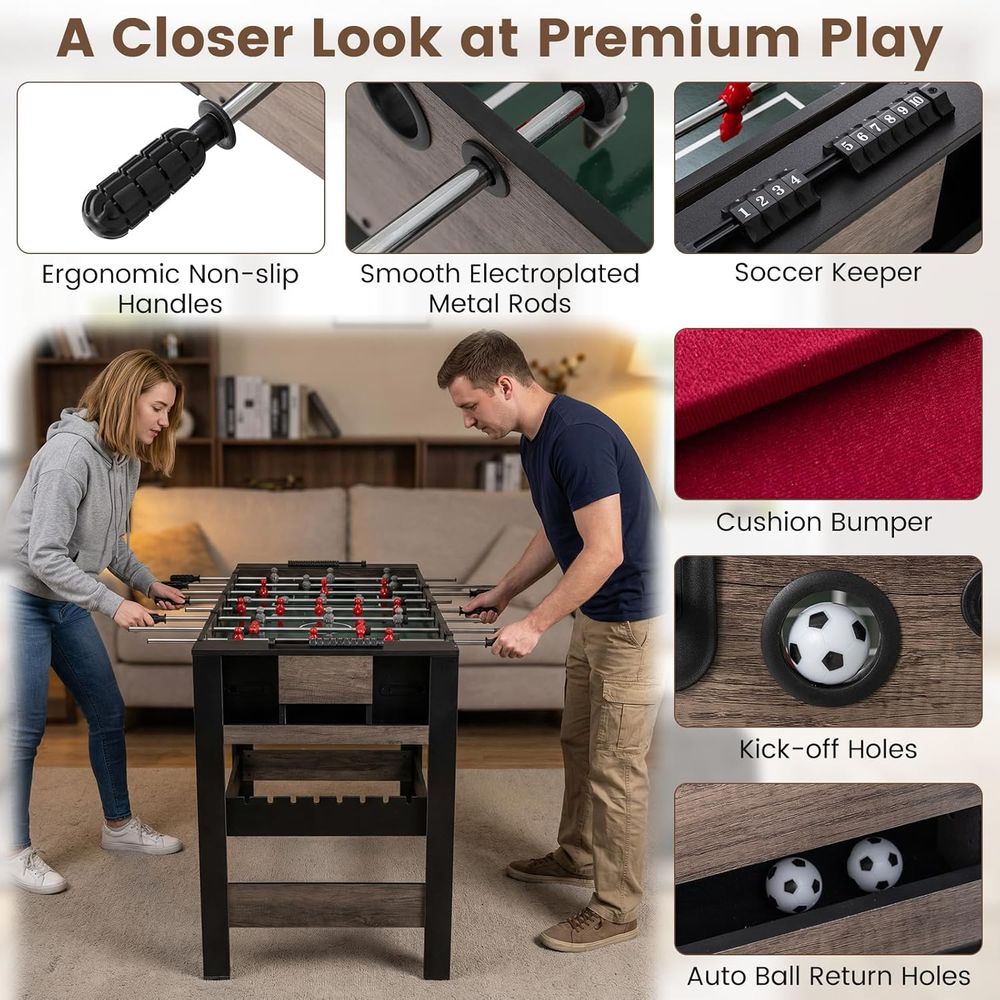 3-in-1 Swivel Game Table, 49'' - Table Tennis Or Tennis Table ulasan dan harga