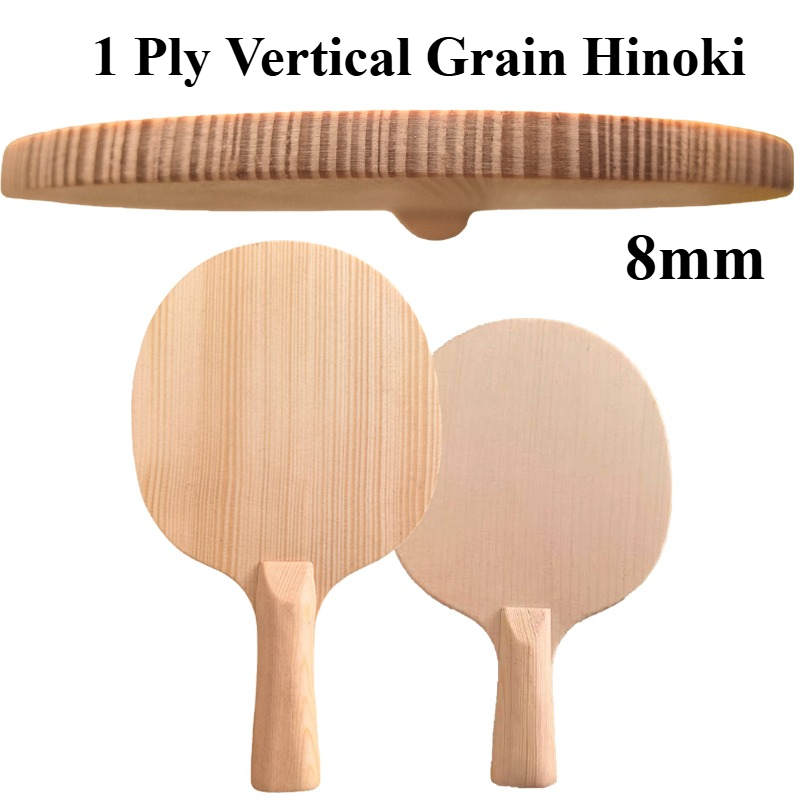 1-Ply 8mm Vertical Grain Hinok - Table Tennis Blade ulasan dan harga