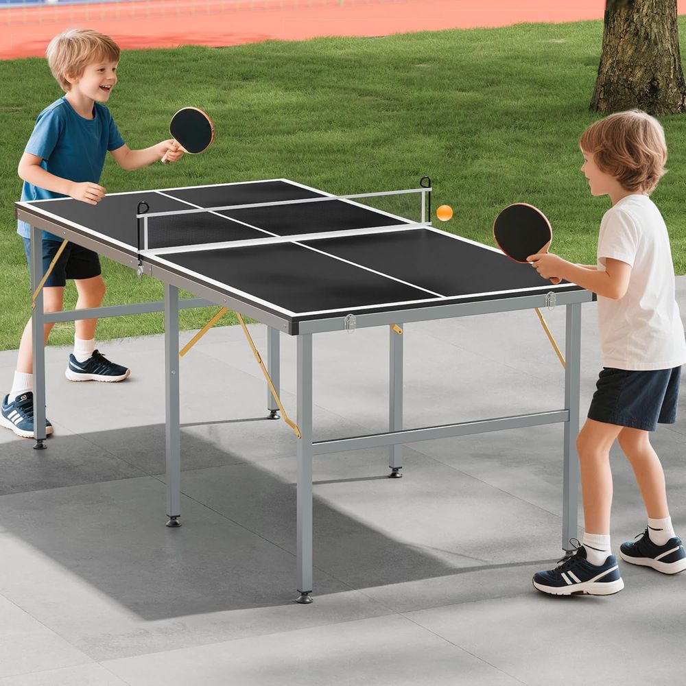 Portable Ping Pong Table,6X3 t - Table Tennis Indoor Or Outdoor ulasan dan harga