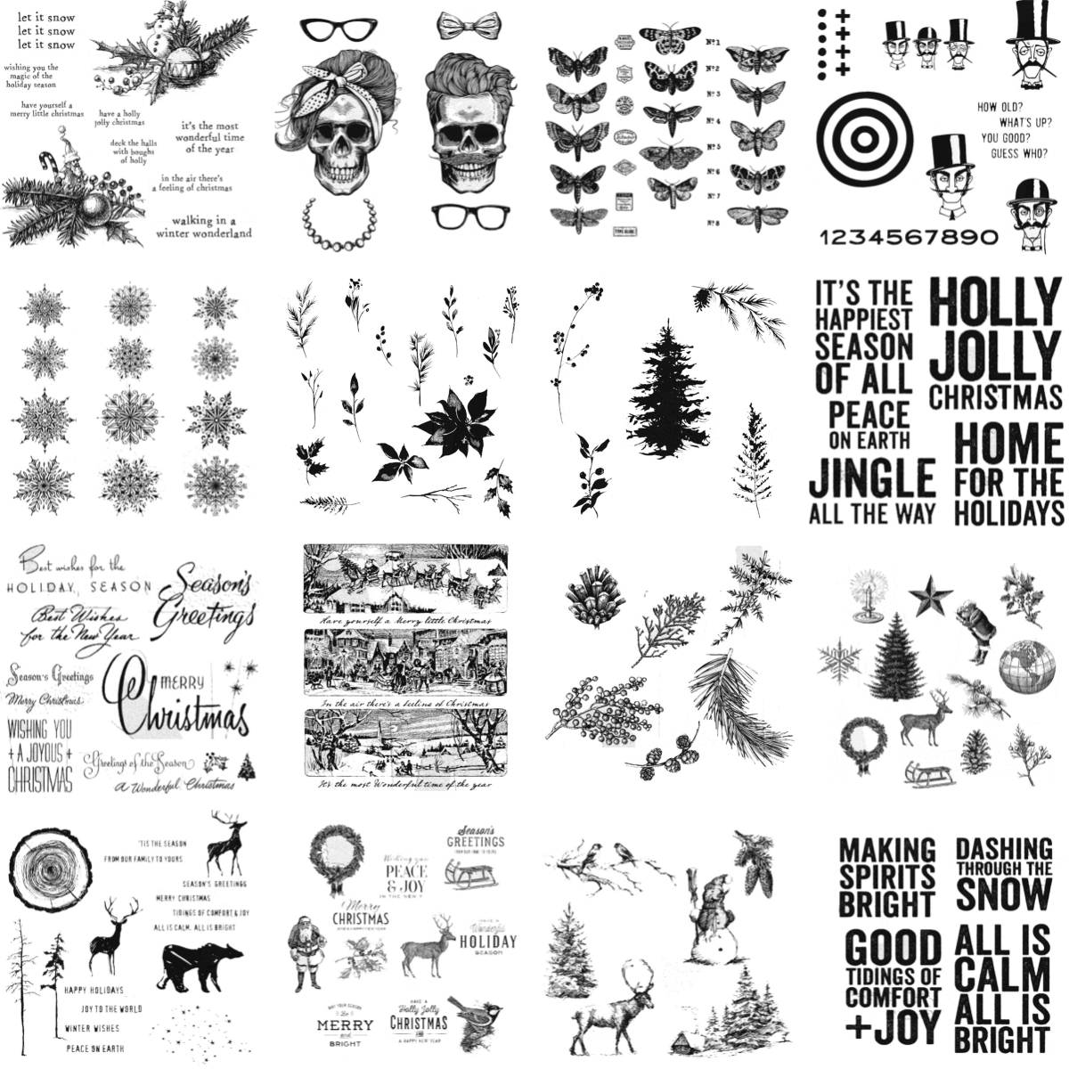 Butterfly and Elk Stamps for S - Butterfly Rubber Sheet ulasan dan harga