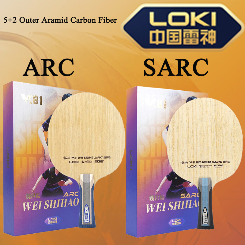 New LOKI W81 Series ARC SARC T - Table Tennis Blade ulasan dan harga